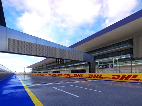 F1 track concept 3D Model