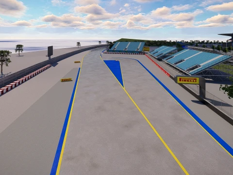 F1 track concept 3D Model