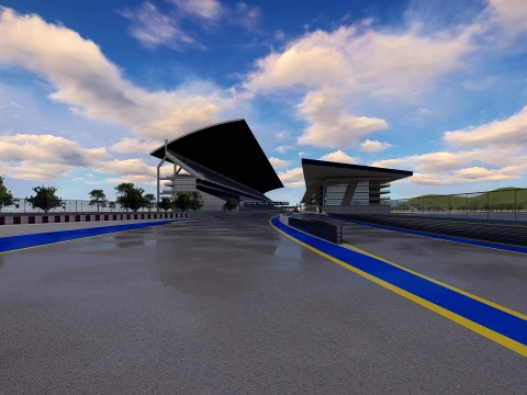 F1 track concept 3D Model