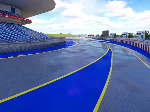 F1 track concept 3D Model
