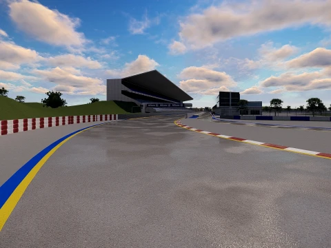 F1 track concept 3D Model