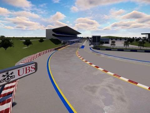 F1 track concept 3D Model