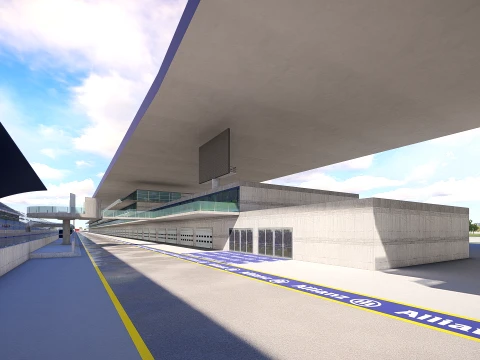 F1 track concept 3D Model