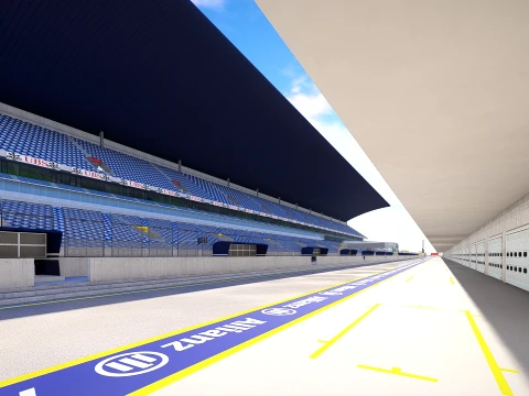 F1 track concept 3D Model