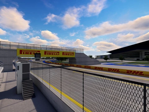 F1 track concept 3D Model