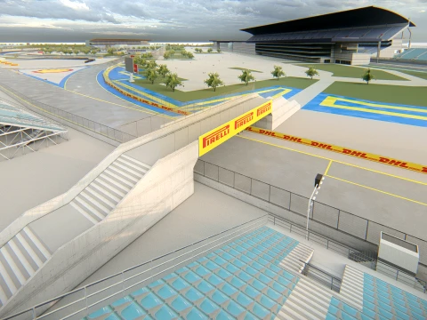F1 track concept 3D Model