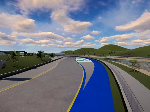 F1 track concept 3D Model