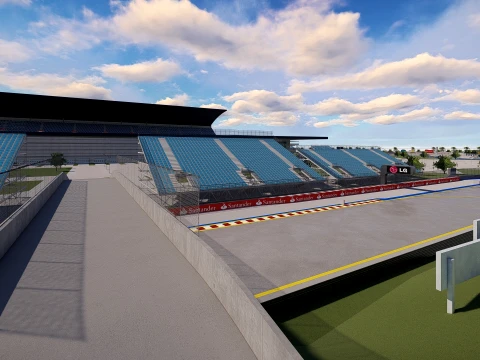 F1 track concept 3D Model