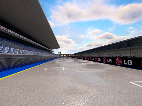 F1 track concept 3D Model
