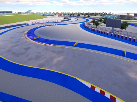 F1 track concept 3D Model