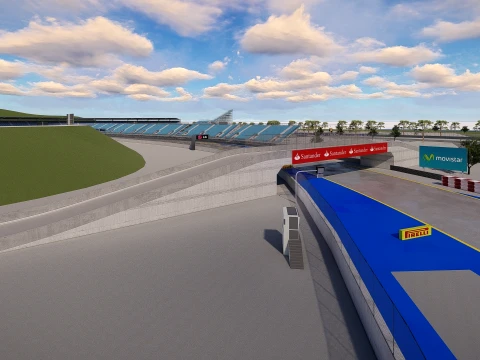 F1 track concept 3D Model