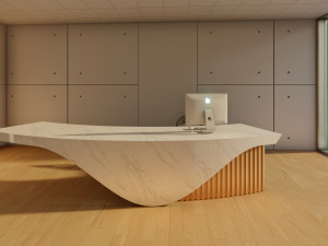 Reception Counter 3 Modelo 3D