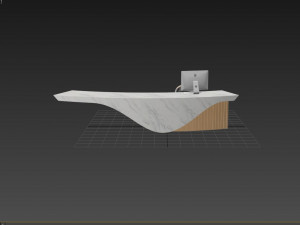 Reception Counter 3 Modelo 3D