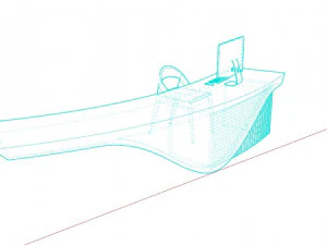 Reception Counter 3 3D Model