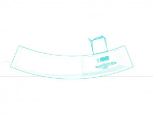 Reception Counter 3 3D Model