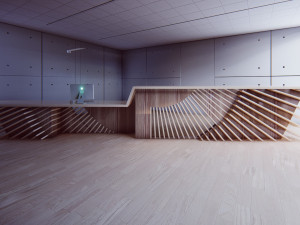 Reception Counter 8 3D Model