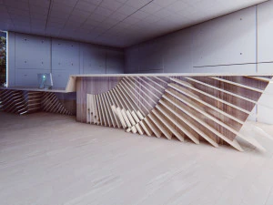 Reception Counter 8 3D Model