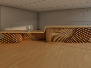 Reception Counter 8 Modello 3D