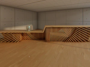 Reception Counter 8 3D Model