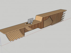 Reception Counter 8 Modello 3D