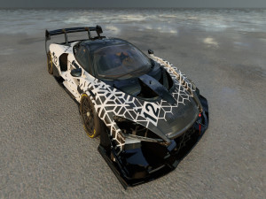 McLaren GTR Senna Modelo 3D