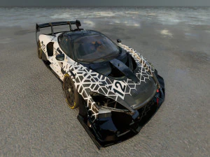 McLaren GTR Senna 3D Model