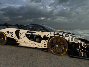 McLaren GTR Senna Modelo 3D