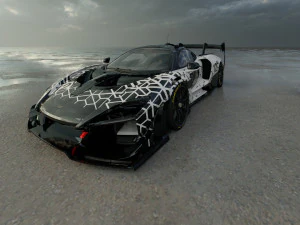 McLaren GTR Senna 3D Model