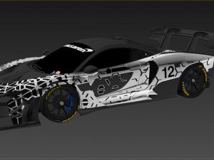 McLaren GTR Senna Modelo 3D