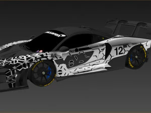 McLaren GTR Senna 3D Model