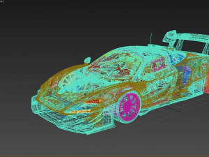 McLaren GTR Senna 3D Model