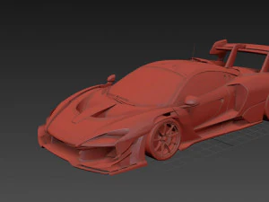 McLaren GTR Senna 3D Model