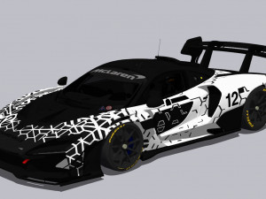 McLaren GTR Senna Modelo 3D