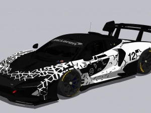 McLaren GTR Senna 3D Model