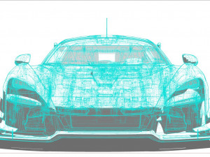 McLaren GTR Senna Modelo 3D