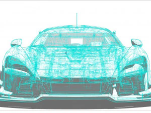 McLaren GTR Senna 3D Model