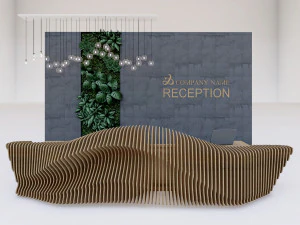 Стойка регистрации 15 3D Модель