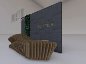Reception Counter 15 3D Model