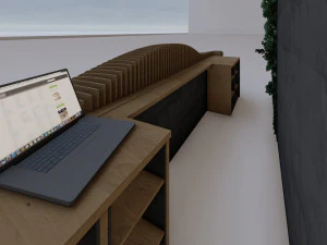 Reception Counter 15 3D Model
