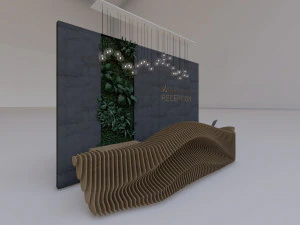 Reception Counter 15 3D Model