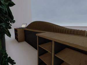 Reception Counter 15 3D Model