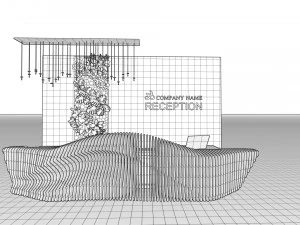 Reception Counter 15 3D Model