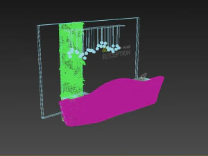 Reception Counter 15 3D Model