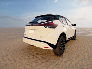 Nissan Kicks 2022 3D Модель