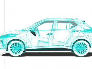 Nissan Kicks 2022 3D Модель