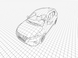 Nissan Kicks 2022 3D Модель