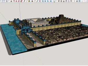 Fortress of Babylon 3D Model