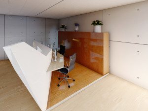 Reception Counter 18 3D-Modell