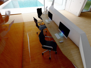 Reception Counter 18 3D-Modell