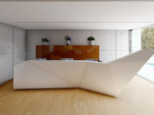 Reception Counter 18 3D-Modell